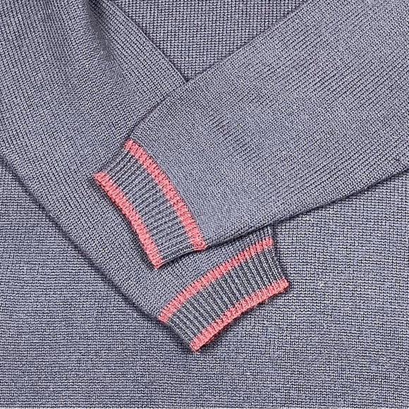 DKNY Wool Argyle Preppy Collegiate Grandmacore Relaxed Cardigan Sweater * - Picture 9 of 15